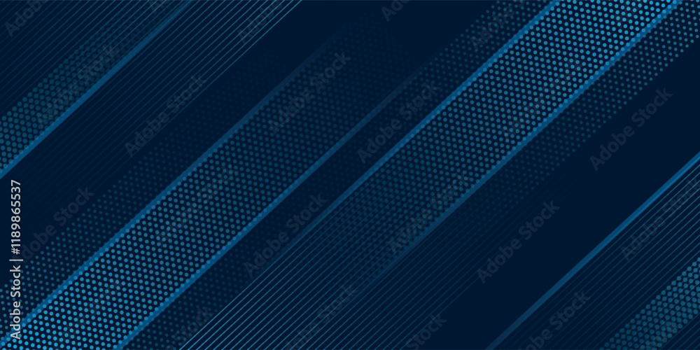 Obraz premium Blue Background. Dark blue abstract background geometry shine and layer element vector for presentation design.