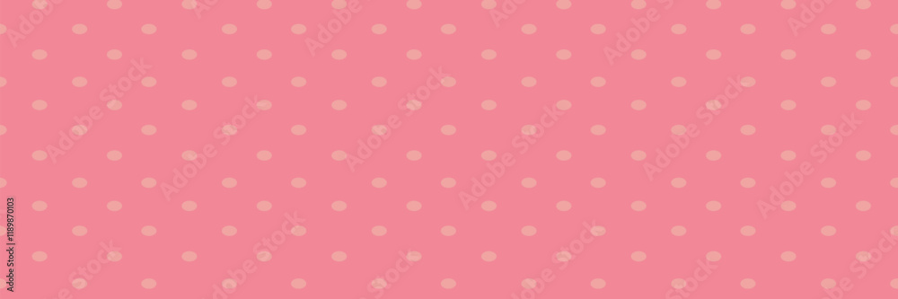 Pink background with white polka dots. Pink background with white polka dots.