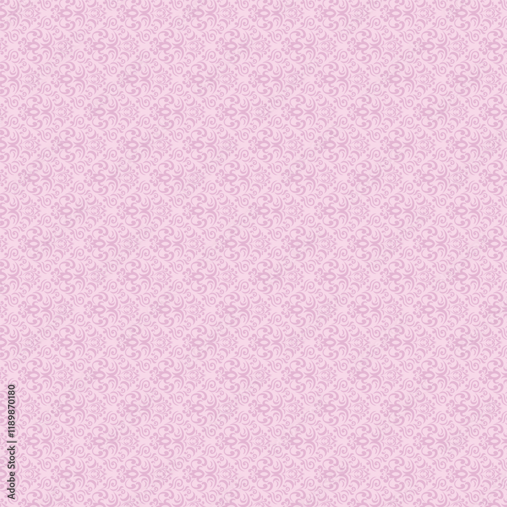 Fototapeta premium Pink floral pattern, delicate, elegant, background, decorative.