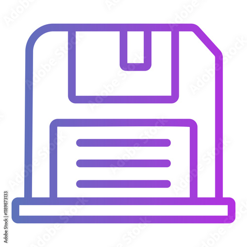 floppy disk Gradient icon