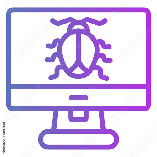 bugs Gradient icon