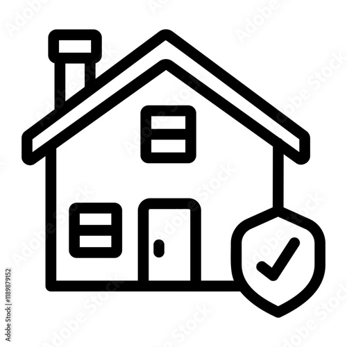 home insurance Line Icon