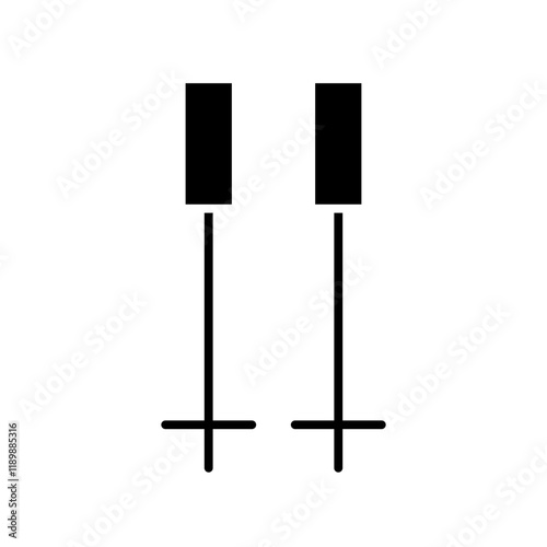 oars glyph icon