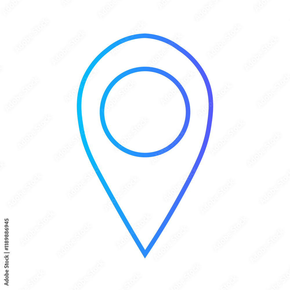 locator gradient icon locator gradient icon