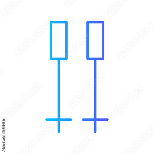 oars gradient icon
