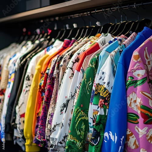 Colorful Printed Jackets and Shirts Fashion Collection photo