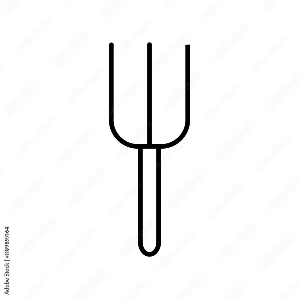 fork line icon fork line icon