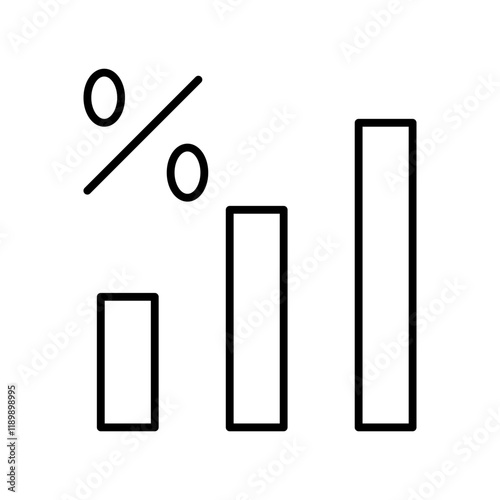 statistical line icon