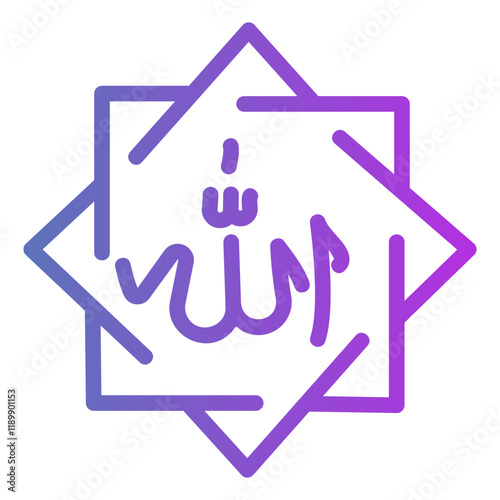 allah Gradient icon