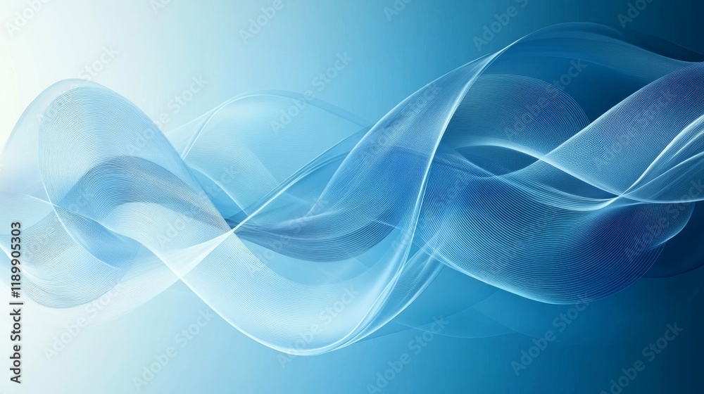65.A futuristic wave-inspired abstract with overlapping, flowing lines in varying heights. The blue background enhances the sense of fluidity and depth, with subtle gradients accentuating the smooth 65.A futuristic wave-inspired abstract with overlapping, flowing lines in varying heights. The blue background enhances the sense of fluidity and depth, with subtle gradients accentuating the smooth