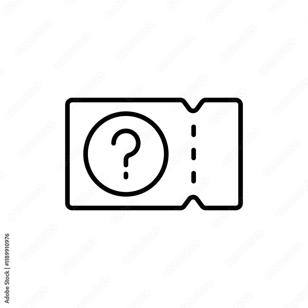 Help desk voucher outline icons, minimalist vector illustration ,simple transparent graphic element .Isolated on white background Help desk voucher outline icons, minimalist vector illustration ,simple transparent graphic element .Isolated on white background