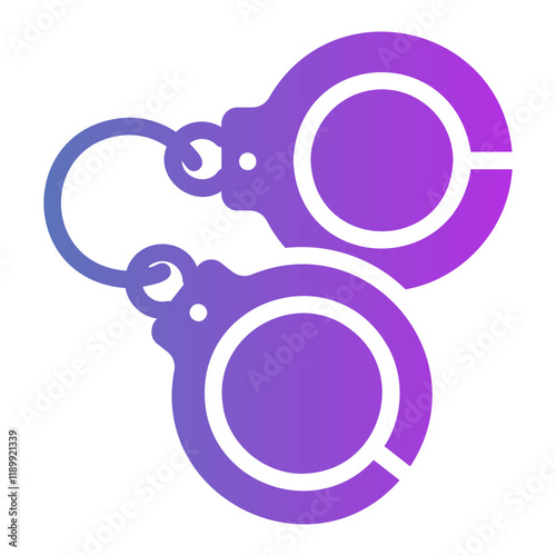 handccuffs Gradient icon