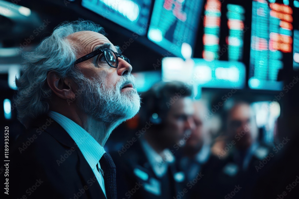 dramatic headlines on stock market crash displayed on a digital screen surrounded by anxious traders a chaotic yet focused financial atmosphere dramatic headlines on stock market crash displayed on a digital screen surrounded by anxious traders a chaotic yet focused financial atmosphere