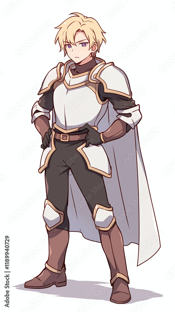 Majestic Fantasy Knight Character Illustration Majestic Fantasy Knight Character Illustration