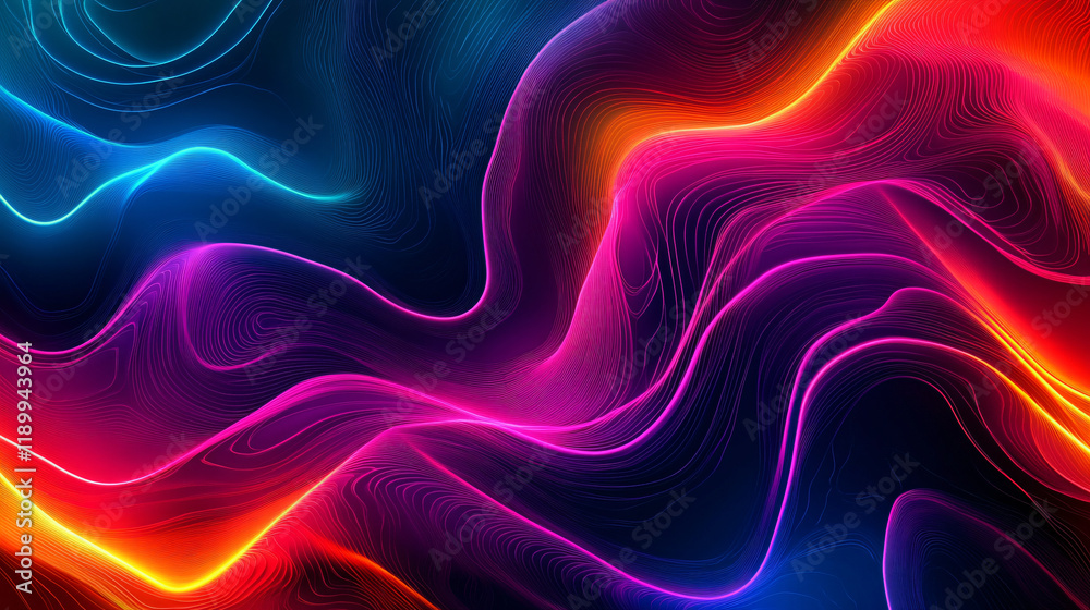 Abstract visuals blending neon lights and textured backgrounds. Abstract visuals blending neon lights and textured backgrounds.