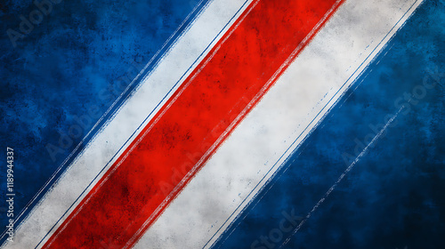 Dynamic stripes in red and blue abstract design digital art grunge background artistic viewpoint vibrant concepts