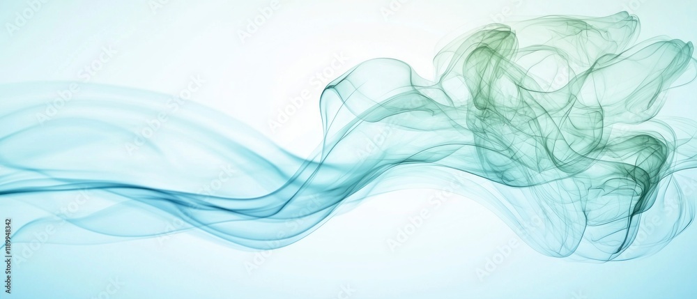 Abstract Teal Smoke Wave Background Design Flow Energy Motion Abstract Teal Smoke Wave Background Design Flow Energy Motion