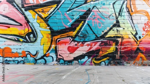 a energetic urban graffiti masterpiece pulsating with vibrant colors and bold strokes, white space in the center of the page for text, dynamic graffiti art against a gritty cityscape