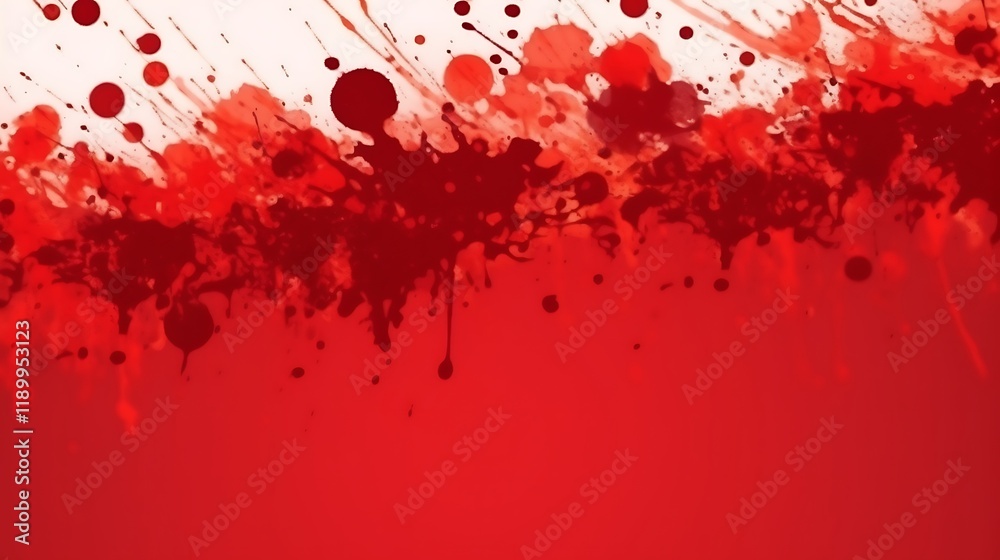 Abstract Red Blood Spatter Background Image Abstract Red Blood Spatter Background Image