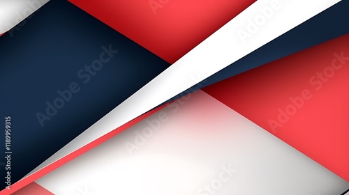 Free Download Abstract Geometric Design Red White And Blue - GFXLoad