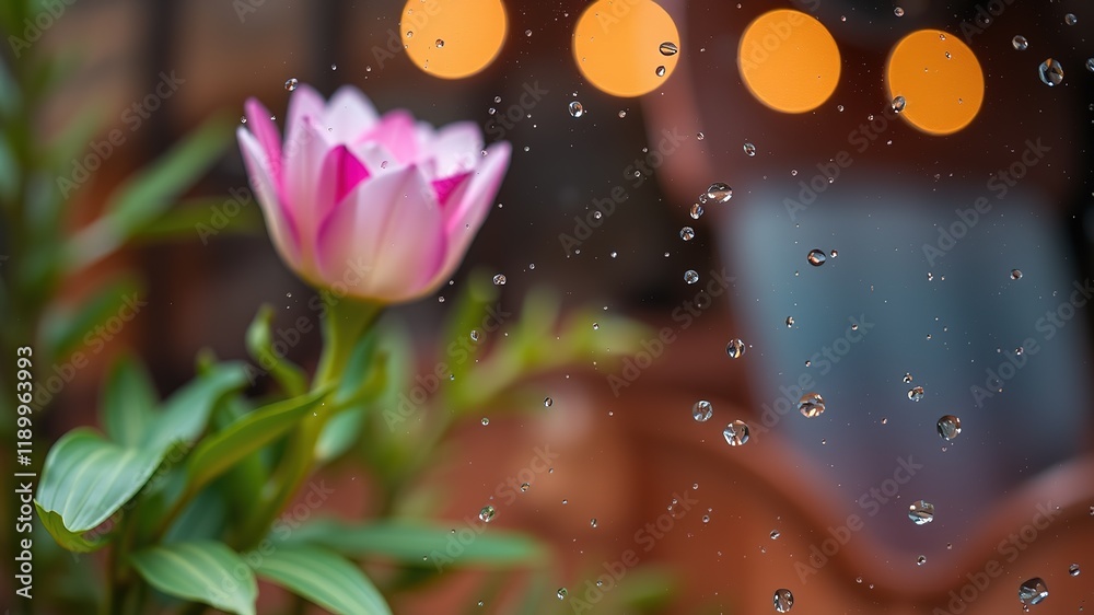 Fototapeta premium Glass Photo Effect AI Art - Sharp Bright Pictures, Depth & Mood