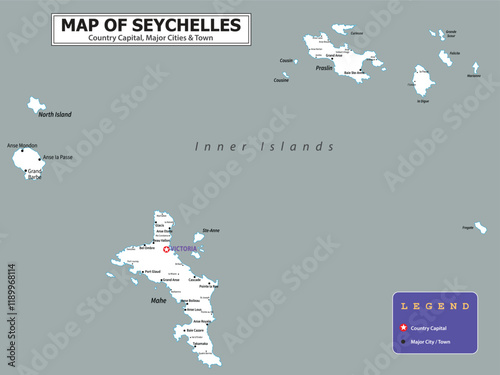 African Countries Geography Political map. Political map of country with capital, province or state capital, major cities and town.