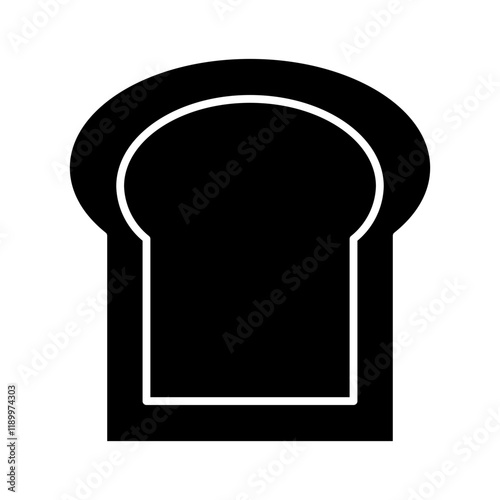 bread glyph icon