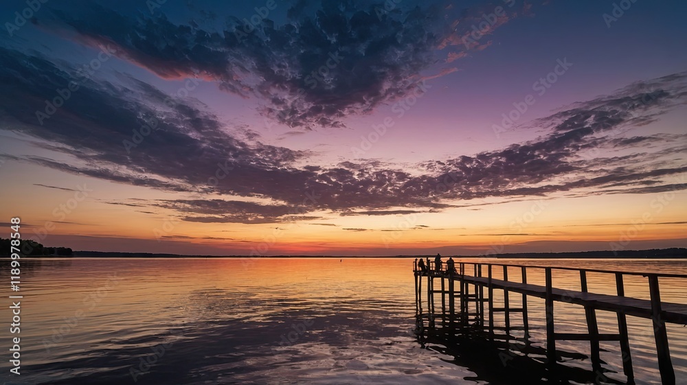 beautiful summer landscape with colorful afternoon beautiful summer landscape with colorful afternoon