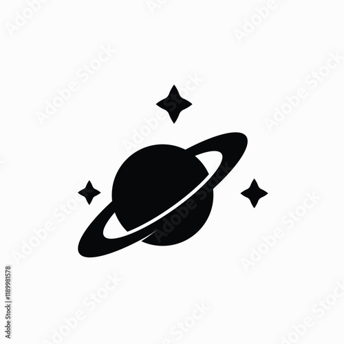 Planet icon galaxy, global, globe vector. physics illustration sign. astronomy symbol. science logo fully editable vector template