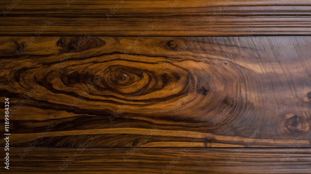 Fototapeta premium Rich teak wood grain planks suitable for backgrounds, textures, furniture design, flooring, and woodworking projects. Versatile natural pattern