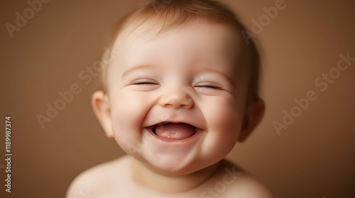 Laughing baby