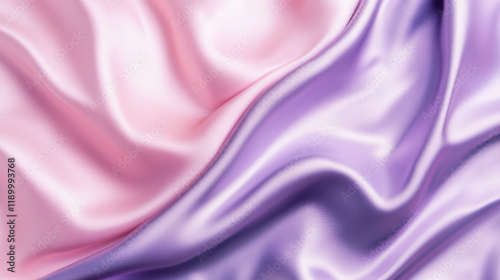 Fototapeta premium Soft Silk Fabric Texture in Pink and Purple Shades for Background