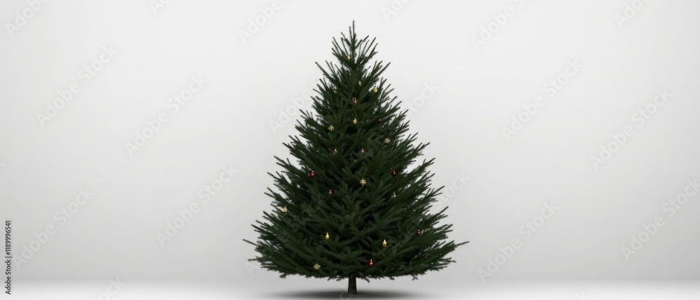 Obraz premium Decorated Christmas Tree Festive Holiday Season Winter Celebration