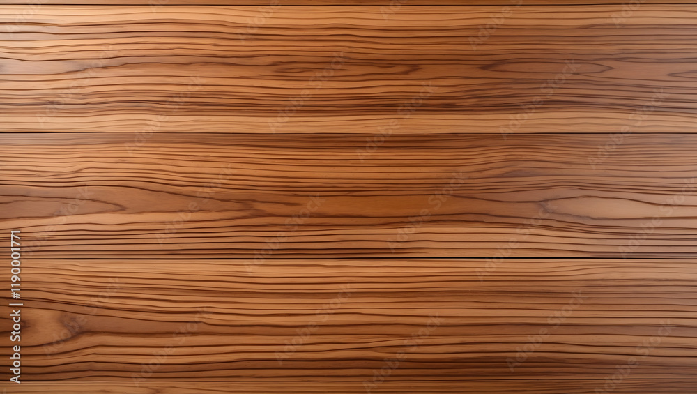 Fototapeta premium Teak brown wood planks exhibit rich grain patterns, ideal for backgrounds, textures, woodworking, construction, natural materials, home decor
