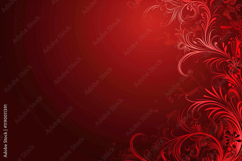 Abstract Red Background with Glowing Waves, Light Trails, and Shimmering Particles for a Digital Fantasy Design Abstract Red Background with Glowing Waves, Light Trails, and Shimmering Particles for a Digital Fantasy Design