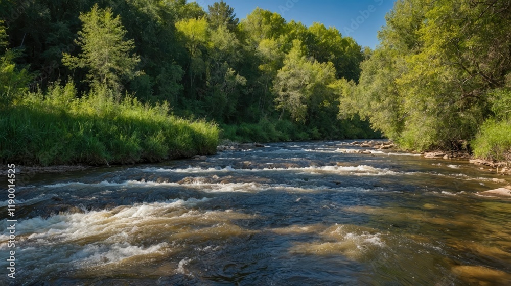 sunny afternoon on a very fresh river sunny afternoon on a very fresh river
