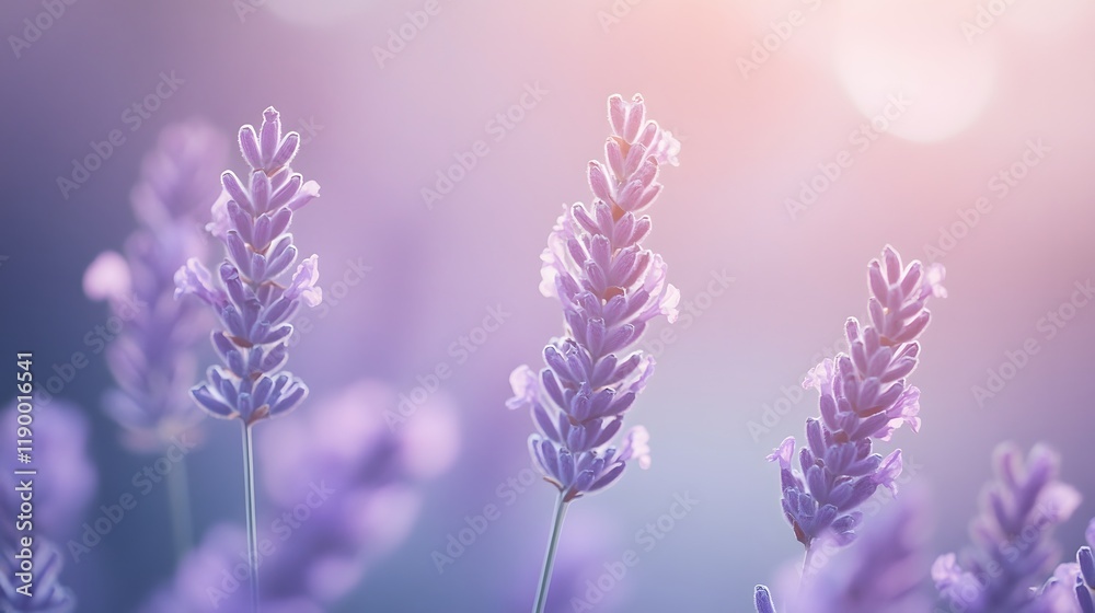 Fototapeta premium Soft pastel lavender gradient color background