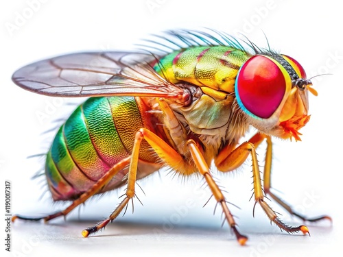 Drosophila Melanogaster: High-Resolution Close-Up of Fruit Fly