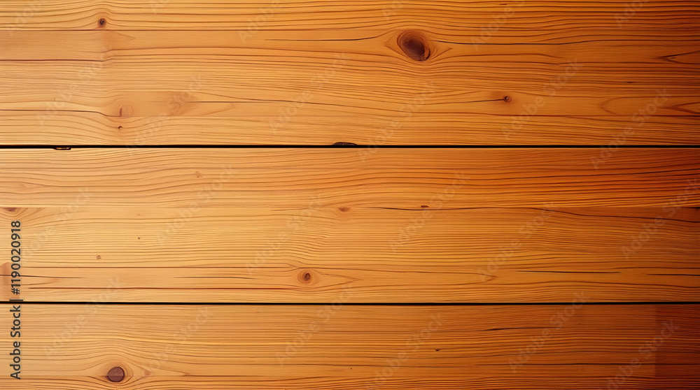 Obraz premium Overhead view of a wooden textured background. Predominantly warm, autumnal color palette for a cozy aesthetic. Top-down perspective.