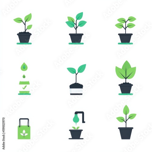 Plant Growth Stage Icons
