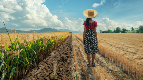Farming under Climate Change: Crops and Drought