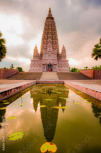 Serenity at Wat Panyanantaram in Phathum Thani, Thailand on an October afternoon photo