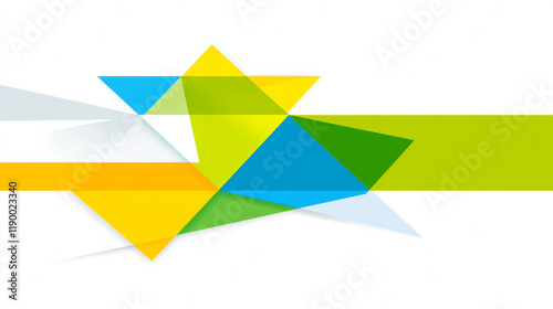 Free Download Colorful geometric abstract design with triangles - GFXLoad