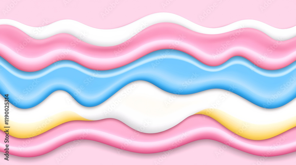 Colorful wavy abstract background with pastel tones Colorful wavy abstract background with pastel tones