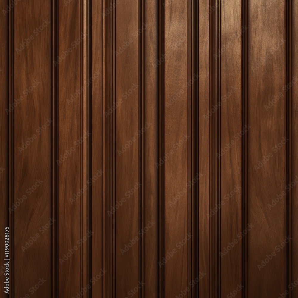 Fototapeta premium Elegant wood paneling for upscale design.