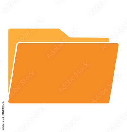 folder icons. Various folder symbols. Suitable for document management application design elements, computer file directories,  File folders icon set vector illustration eps 10.