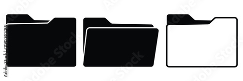  file folder icon. document icon isolated on white background . file folder icon for business office management manage. computer  file folder icon vector illustration eps 10.