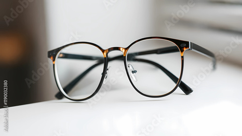 rimless fashion man,s glasses photo