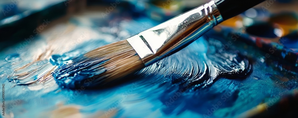 Fototapeta premium Depth of Field in Color Mixing: A Visual Treat 