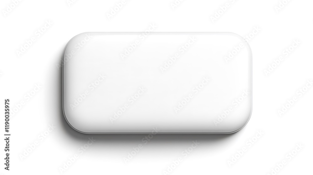 White Rectangular Shaped Blank Box Mockup White Rectangular Shaped Blank Box Mockup